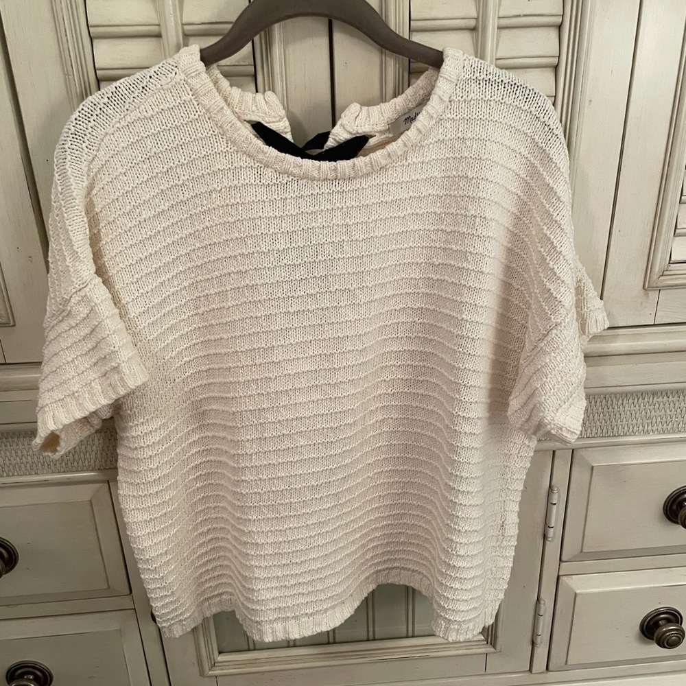 Madewell Cream Knit Sweater